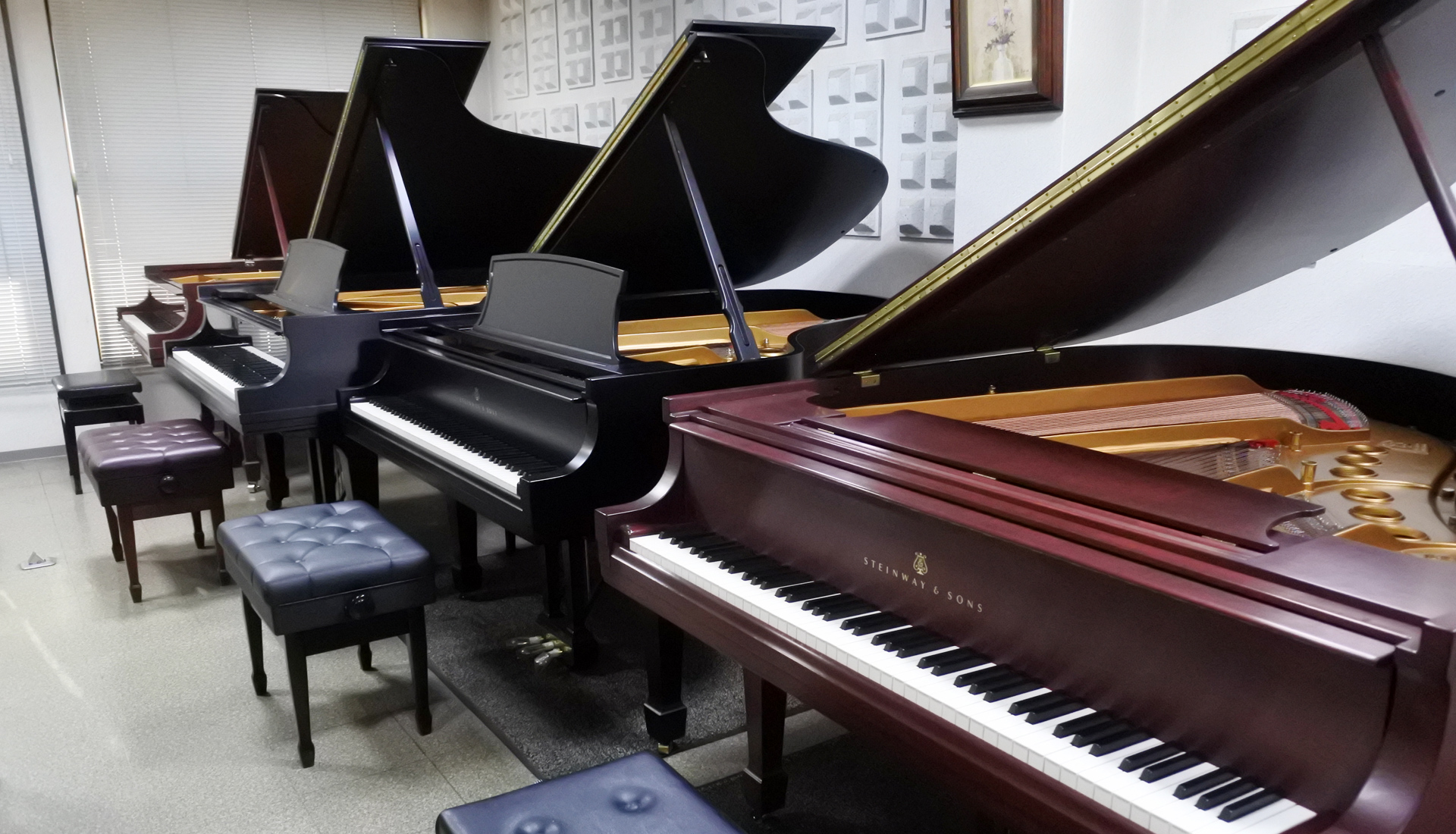 和歌山市内でピアノの販売・調律・調音・修理・オーバーホール、音楽ホールレンタル・レッスン室レンタルなら音楽文化堂ピアノワールドへお任せください。